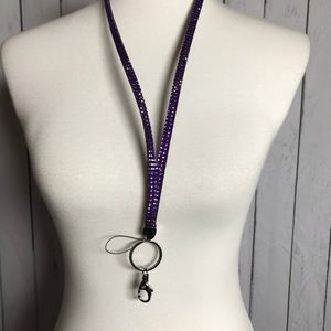 ❗️FINAL PRICE ❗️Pretty Purple Lanyard 32”